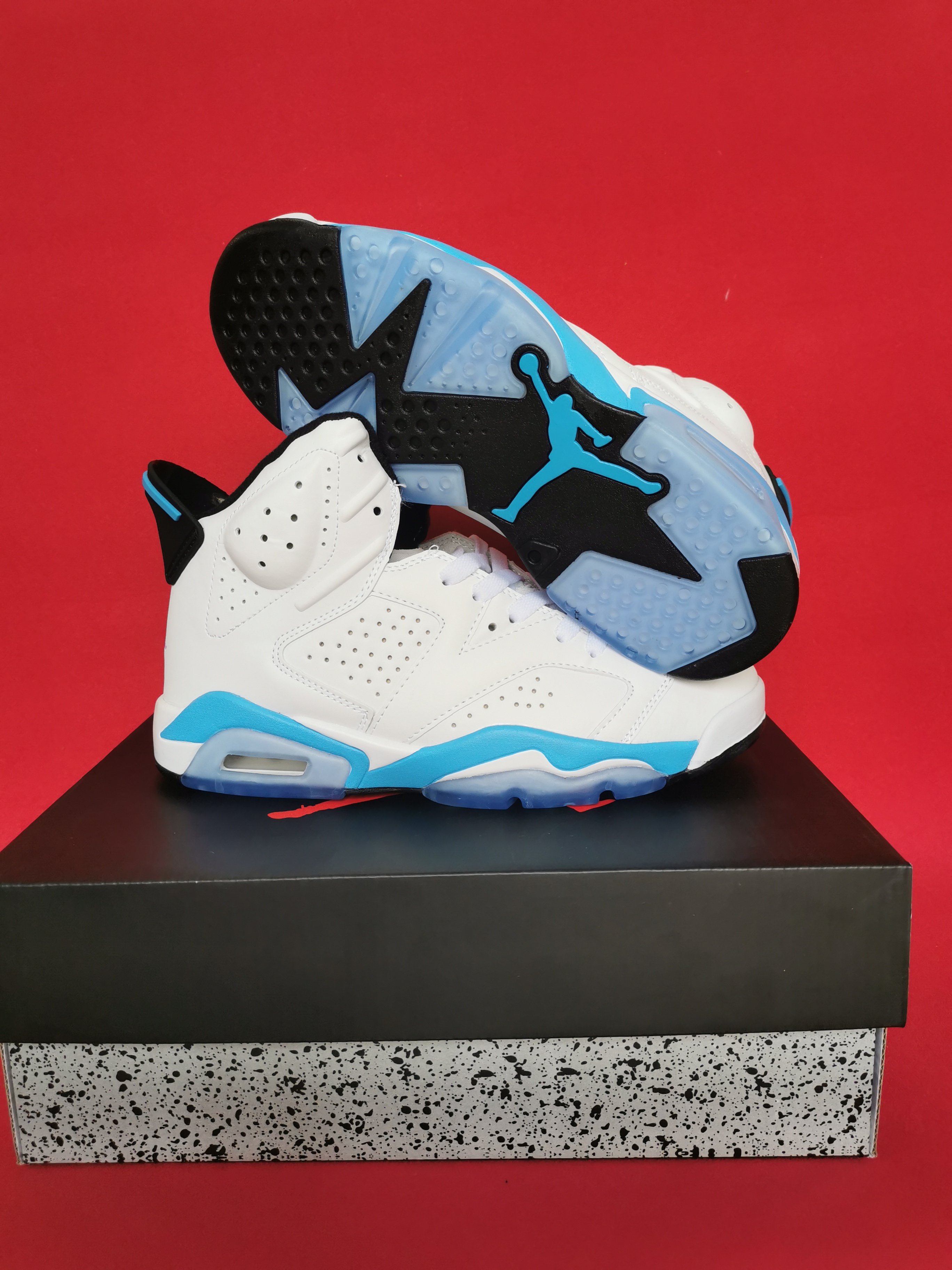 Air Jordan 6 OG White Baby Blue Shoes